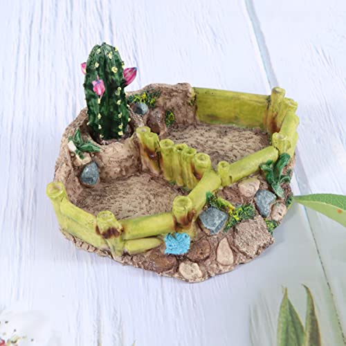 Reptile Resin Corner Water Dish - Reptile Corner Bowl for Tortoise Lizard Bearded Leopard Gecko Snake Chameleon -25593