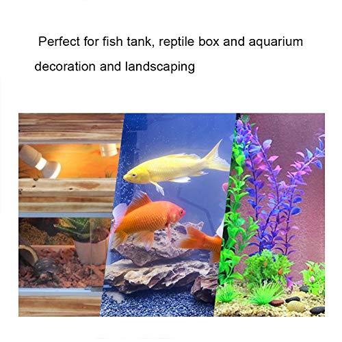 Lizard Climbing Jungle Vines, Flexible Reptile Leaves with Suction Cups Tool Decor for Gecko, Snakes and Bearded Dragon (Rattan + Ivy Leaf) - size: Rattan + ivy leaf
