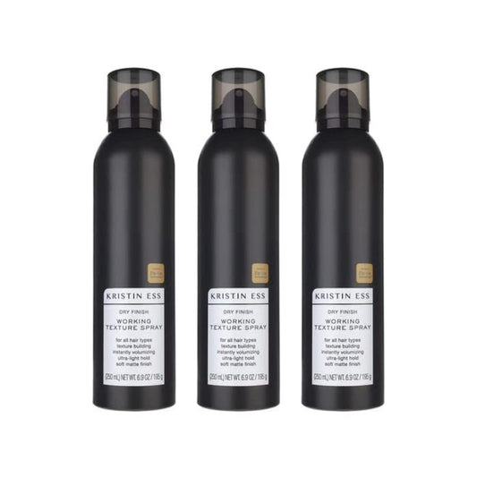 Kristin Ess Hair Dry Finish Working Texture Hair Spray For Volume + Texture, Light Hold Texturizing Hairspray, Soft Matte Finish