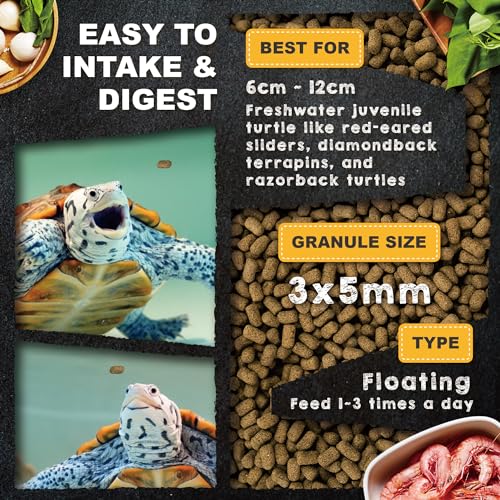 Ultra Fresh Floating Juvenile Turtle Food, All Natural Ingredients, Wild Sword Prawn, w/Deodorizing Probiotics, Juvenile Turtle Deodorizing Nutri Stick 3.35 oz - size: 3.35 Ounce (Pack of 1)