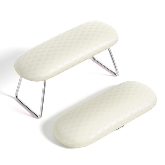 Aoraem Nail Arm Rest Cushion, Nail Hand Cushion Microfiber Leather Manicure Hand Pillow Stand Professional Nail Rest Table Desk