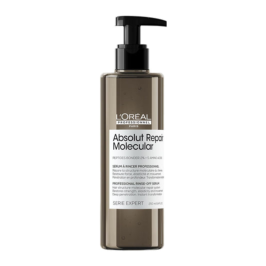 L'Or  Al Professionnel Molecular Repair Hair Serum | Deep Conditioning Treatment For Extremely Dry Damaged Hair | Peptides Bonde