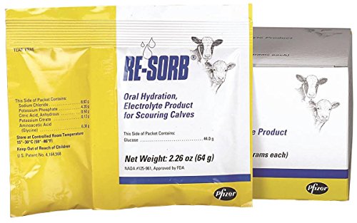 Pfizer Animal Health, 64g 8142 Resorb Electrolyte Packet
