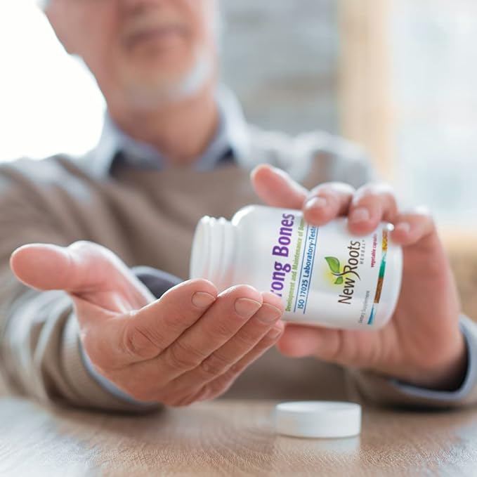 Strong Bone Supplement with Super Blend 22-Ingredients: Glucosamine Sulfate, Calcium, Magnesium, Turmeric, Vitamin D3, B1, K2, B12, Zinc, Enhanced Absorption (180 Veg Caps)