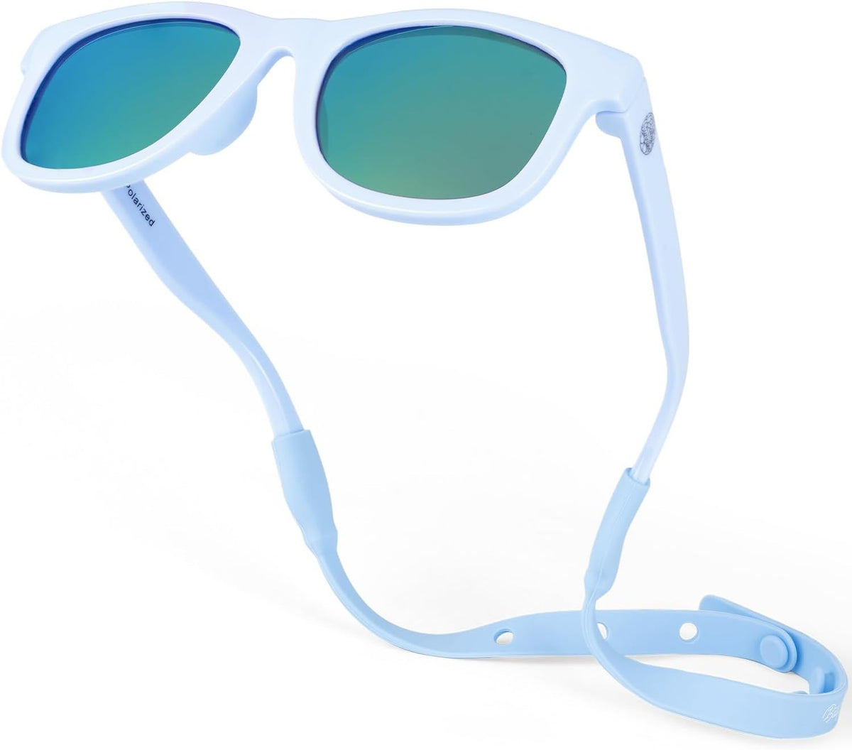 Polarized Baby Sunglasses With Strap - Unbreakable Flexible Infant Sunglasses For Toddlers Newborns 0-24 Months