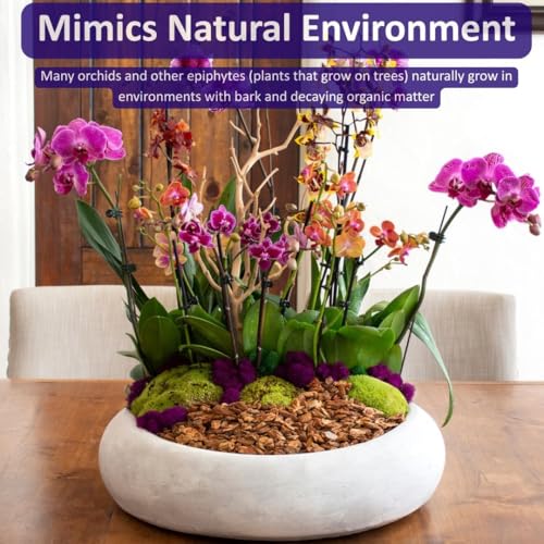 SuperMoss (23107) Orchid Potting Bark, 100% Natural White Fir Bark, 1/4", 1,560 Cu. in. - size: 1,560 Cu. In., style: 1/4"
