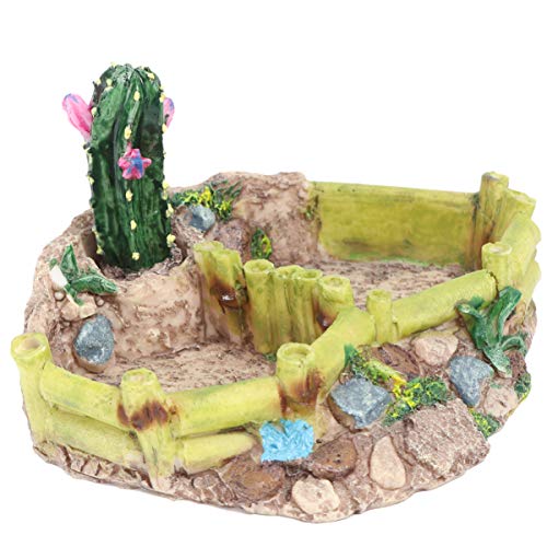 Reptile Resin Corner Water Dish - Reptile Corner Bowl for Tortoise Lizard Bearded Leopard Gecko Snake Chameleon -25593