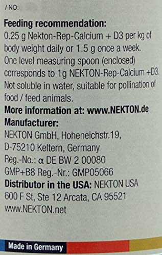 Nekton Rep-Calcium Plus D3 Reptile Supplement, 35gm - size: 30g / 1.06oz