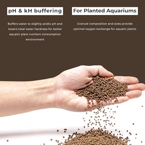 Ultum Nature Systems Controsoil - Freshwater Aqua Soil Substrate for Fish, Shrimp, Live Plant Propagation and Aquascaping - 6.8pH Low Ammonia, Volcanic Ash - Brown, Fine (1 Liter) - color: Brown - Fine, size: 1 Liter (0.9 kg)