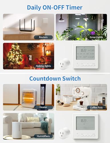 2 Pack Outlet Exclusively for ISyncPlug Wireless Expandable Outlet Timer, Plug-in Switch for Light& Home Appliance Remote Control - size: 2 *Outlet