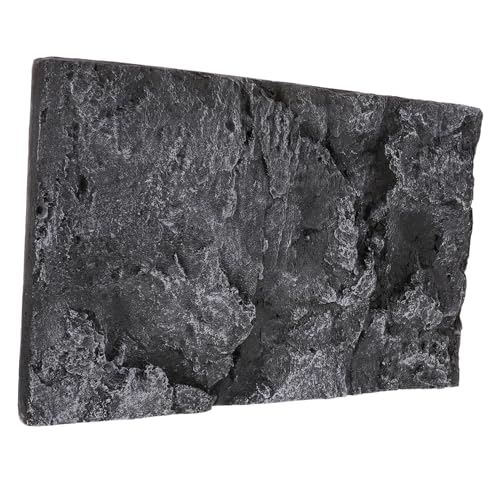 Garneck Big Turtle Tank Background Board 3D Reptile Tank Accessory Reptile Tank Decorative Panel