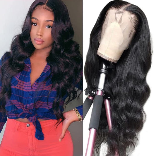 Lapondai Lace Front Wigs Human Hair Pre Plucked Body Wave 13X4 Lace Frontal Wig With Baby Hair 100% Human Hair Wigs For Black Wo