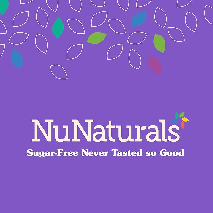 NuNaturals Liquid Vanilla Stevia, Sugar-Free Sweetener, Plant-Based Sugar Substitute, Zero Calorie, 2oz (2-Pack)
