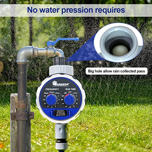 Water Timer Electronic Hose Sprinkler Garden Irrigation Controller Two Dial,No Water Pressure Required - style: 1 Outlet Timer