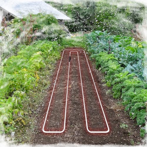 Soil Heating Cable, 26 ft Electric Warming Cable for Garden, Cold Frame, Keep Soil Warm, Easy to Store - size: 26 ft