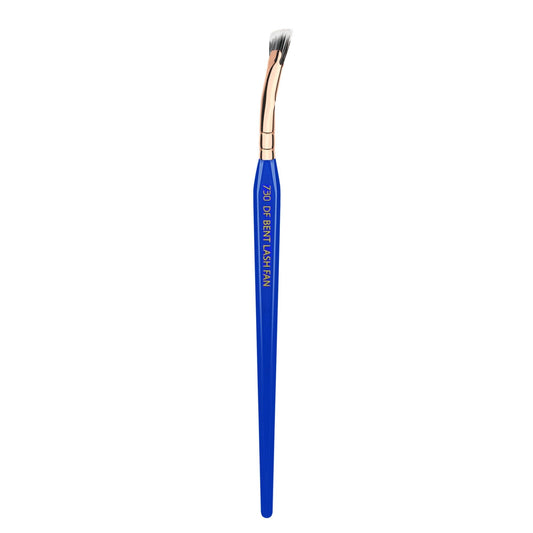 Bdellium Tools Professional Makeup Brush - Golden Triangle 730 Bent Mascara Fan - With All Vegan And Soft Synthetic Fibers, For