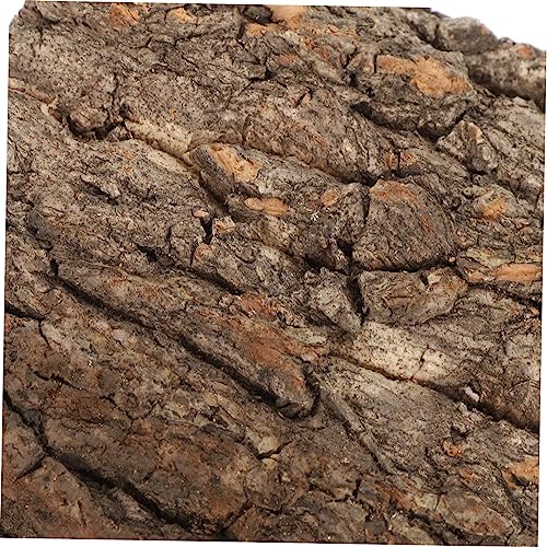 Ipetboom 6pcs Bark Decorative Background for Aquarium and Reptile Tanks Lifelike Terrarium Wall Decor for Bearded Dragons Frogs and Snakes