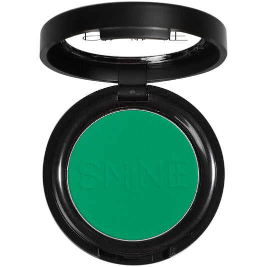Ismine Single Green Matte Eyeshadow, High Pigment, Longwear, Intense Color Best Single Green Eyeshadow Eye Makeup For Day & Nigh