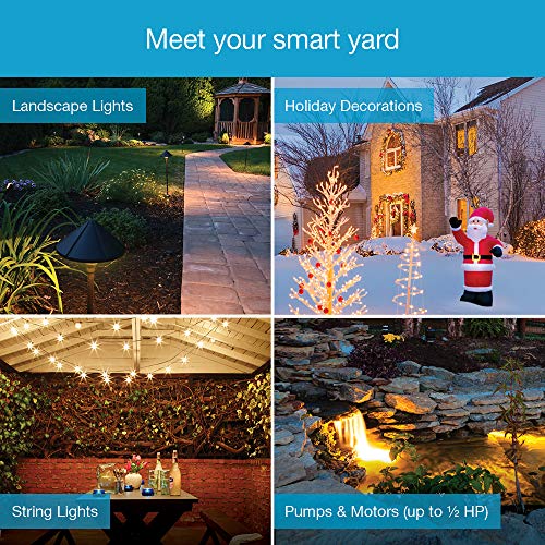 Lutron Caseta Outdoor Smart Plug Weatherproof+ and Pico Smart Remote, for Landscape and String Lighting, P-PKG1OUT-BL, Black - style: Outdoor Smart Plug and Pico Smart Remote