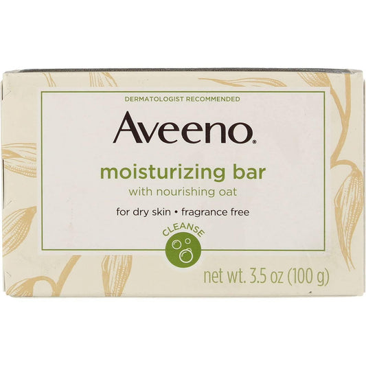 Aveeno Naturals Moisturizing Bar For Dry Skin 3.50 Oz (Pack Of 5)