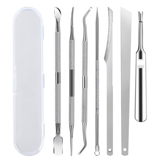 7-Pack Ingrown Toenail Tool, Ingrown Toenail File And Ingrown Toenail Lifters, Professional Surgical Safe Nail Treatment Pedicur