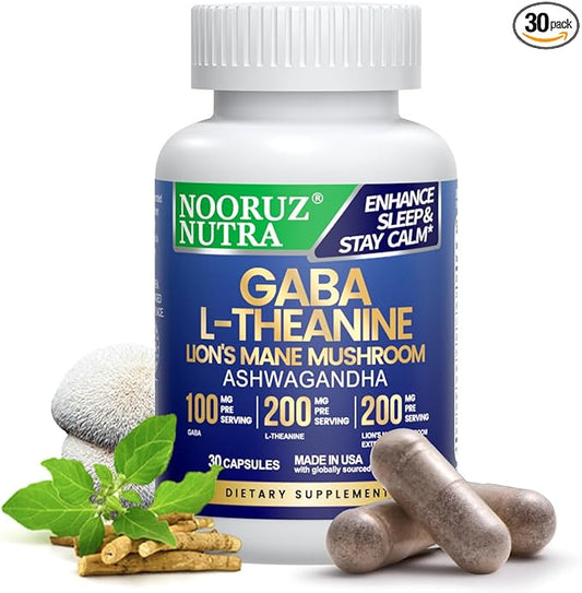 Lions Mane Mushroom Supplement Modern Mushrooms Capsules, Mushroom Supplement with Lions Mane, L-Theanine, & Ashwagandha Extract to Support Energy, Focus, Immunity, & Digestion - 30 Caps