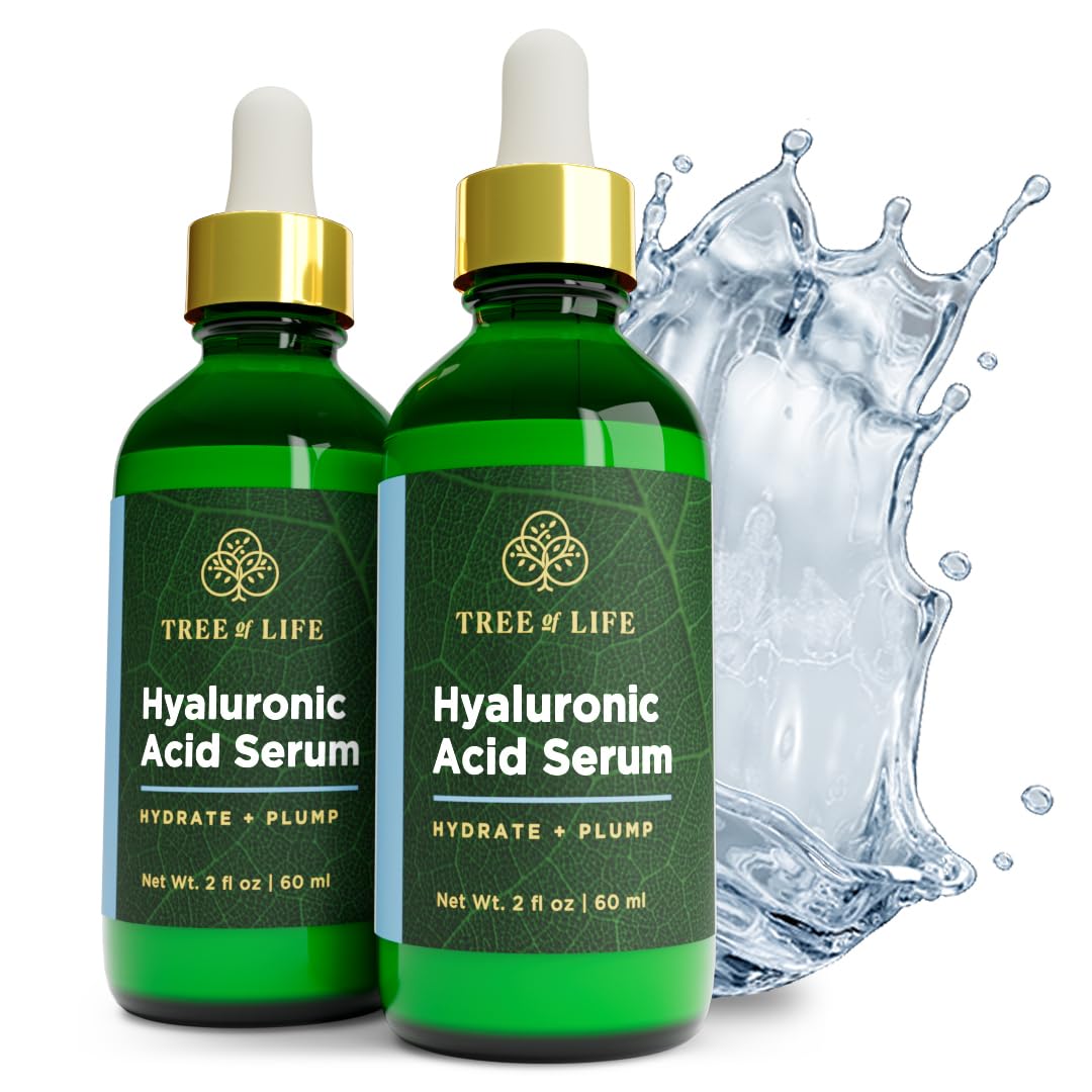 Tree Of Life Hyaluronic Acid Serum, Skin Brightening Face Oil For Dark And Age Spots, Facial Serums For Dry And Sensitive Skin C