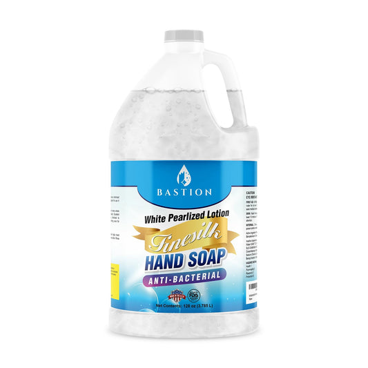 Antibacterial Finesilk White Pearlized Lotion Liquid Hand Soap: Bulk Refill Jug. Ph Balanced Ultra-Strength. Made In Usa (Finesi