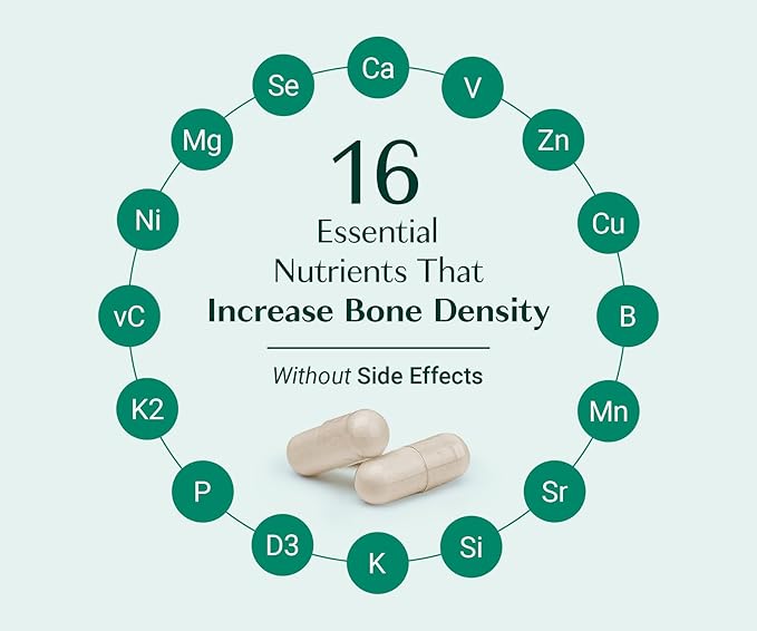 ALGAECAL Plus - Organic Red Algae Calcium Supplement, Vitamin K2 MK7 (100mg), Vitamin D3 (1600 IU), Magnesium (350mg) & Trace Minerals, for Bone Health & Strength, 120 Veggie Caps, 3 Pack