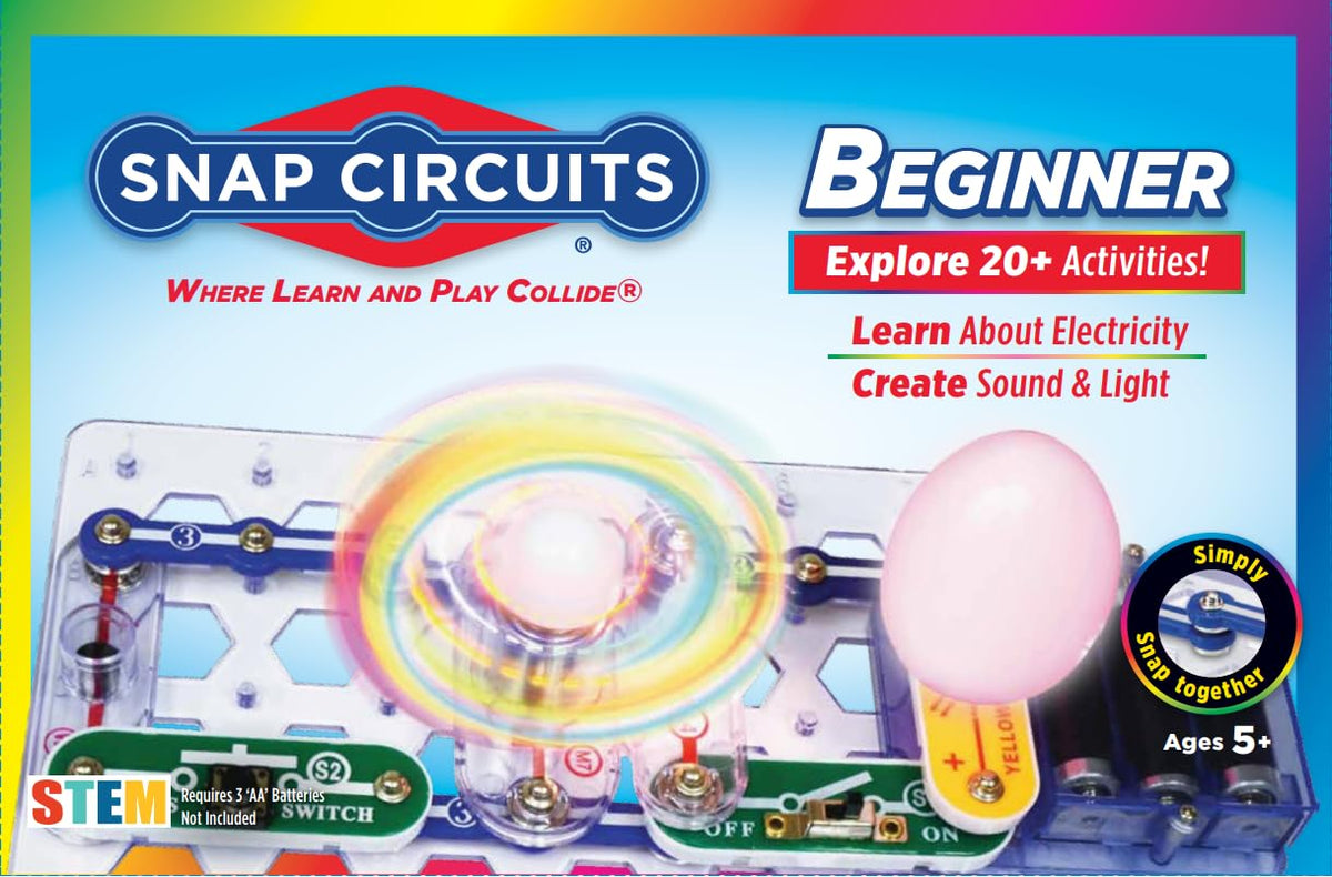 Snap Circuits Beginner: Hands-On STEM Kit for Ages 5-9 to Explore Electrical Engineering