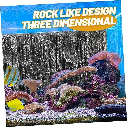Abaodam Decorative Panel 3D Aquarium Background Lizard Tank Accessories for Reptile Enclosure