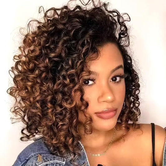 Ocean Wave Crochet Hair 9Inch 7Packs Deep Wave Crochet Hair Curly Braiding Hair For Black Women Wet And Wavy Crochet Hair Extens
