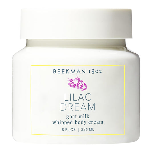 Beekman 1802 Lilac Dream Whipped Body Cream - 8 Oz - Moisturizes, Soothes & Softens - With Coconut Oil And Mango Seed Butter - N