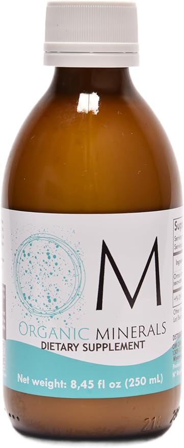 Ormus Organic Minerals 250 mL - Ormus Pure Premium - Concentrated - Minerals from deep Atlantic Waters - Monatomic - 1 Unit