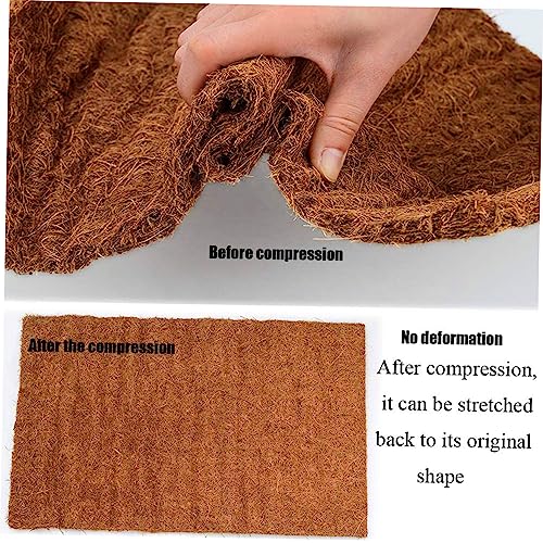 MERRYHAPY Coconut Fiber Reptile Carpet Mat for Tortoises and Bearded Dragons Natural Substrate Bedding for Reptile Terrariums Coconut Coir