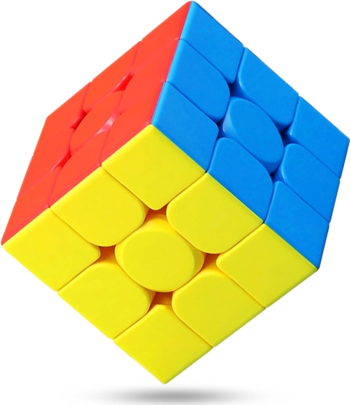 CFMOUR Speed Cube 3x3x3 - Moyu Meilong 3C, Smooth Turning Stickerless Magic Cube Puzzle Brain Toy