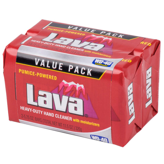 Lava Heavy-Duty Hand Cleaner With Moisturizers, Twin-Pack, 5.75 Oz [12-Pack]