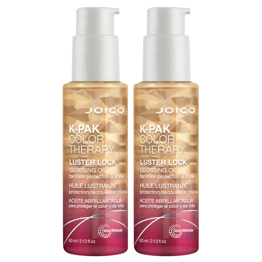 K-Pak Color Therapy Luster Lock Glossing Oil | For Color-Treated Hair | For Color-Protection & Shine | Tame Frizz | With Keratin