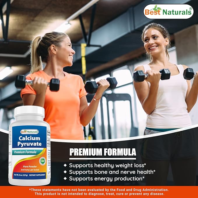 Calcium Pyruvate Powder 8 OZ & Magnesium Glycinate 425 mg