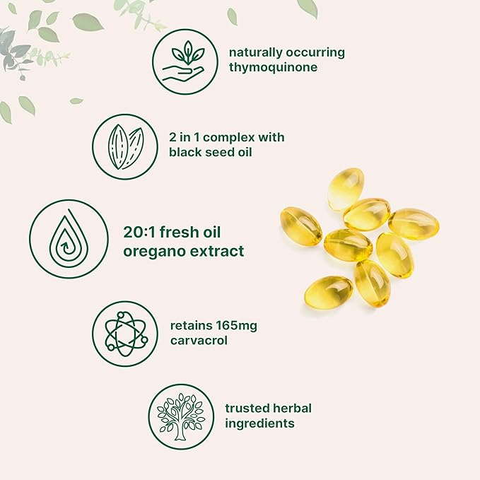 Micro Ingredients Oil of Oregano Softgels 6,000mg Per Serving & Vitamin D3 5000 IU Plus K2 (MK-7) 100 mcg, 300 Virgin Coconut Oil Softgels Bundle Pack | 4X Strength Carvacrol & Thymoquinon | Essential