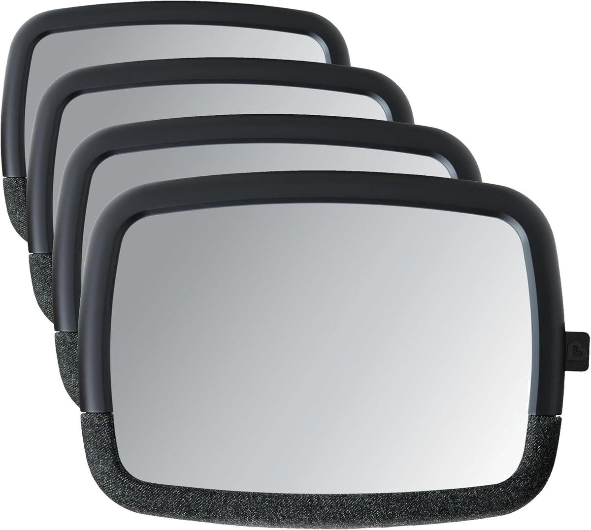 Munchkin Pivot 360 Baby Car Mirror for Rear-Facing Car Seats, Black