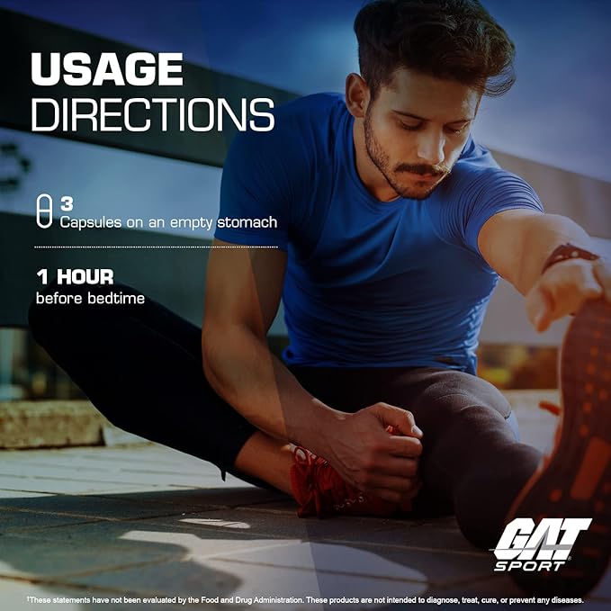 GAT Sport Essentials ZMAG-T Zinc, Magnesium, B6 + Boron, 90 Veg Capsules