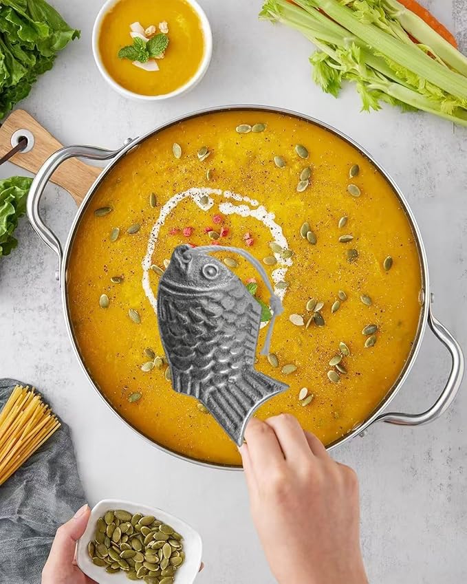 Iron Fish Cooking Tool Safe Original Iron to Your Food & Drinks, Supplement to Reduce Iron Deficiency Risks for Vegans Athletes Pregnant Women and Children, Mothers Day Gifts
