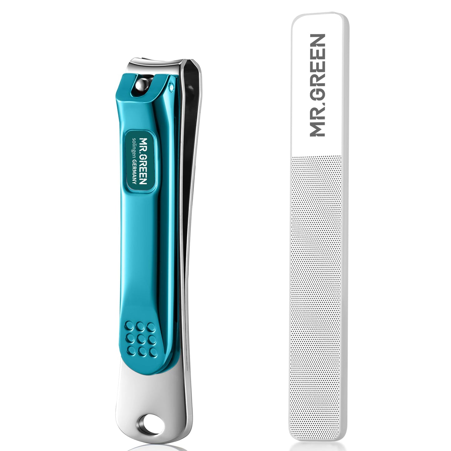 Mr.Green Nail Clippers Curved Blades Fingernail Cutter Nippers Manicure Scissors Stainless Steel Pedicure Tools With Nail Flies