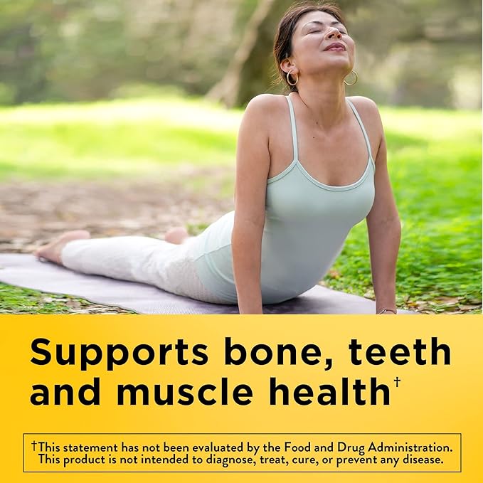 Nature Made Vitamin D3 1000 IU (25 mcg), Dietary Supplement for Bone, Teeth, Muscle and Immune Health Support, 100 Softgels, 100 Day Supply (Pack of 2)