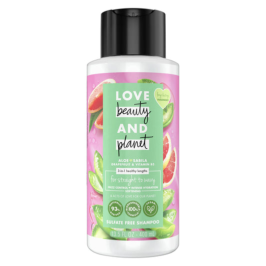 Love Beauty And Planet Lbp Sh Aloe Pink Grapefruit Shampoo Aloe Pink Grapefruit 13.5 Fo