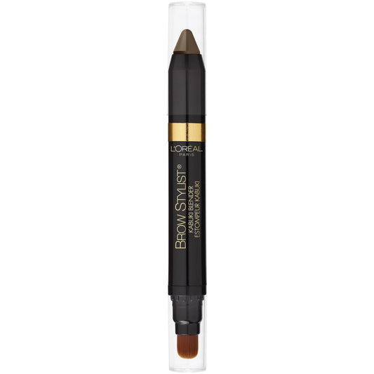 L'Oreal Paris Brow Stylist Kabuki Blender Brow Crayon, Blonde, 0.05 Oz.