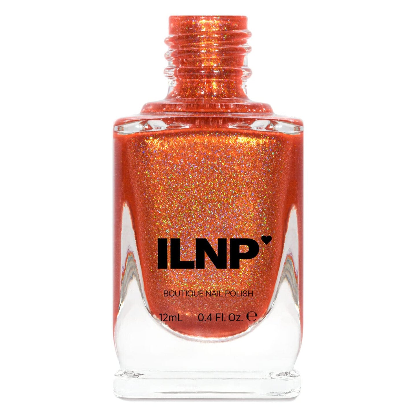 Ilnp Atomic Sherbet - Orange Holographic Nail Polish