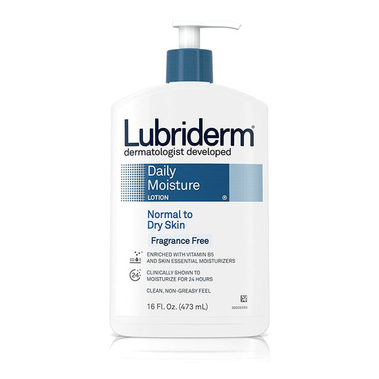 Lubriderm Daily Moisture Lotion - Fragrance Free - 16 oz - 2 pk
