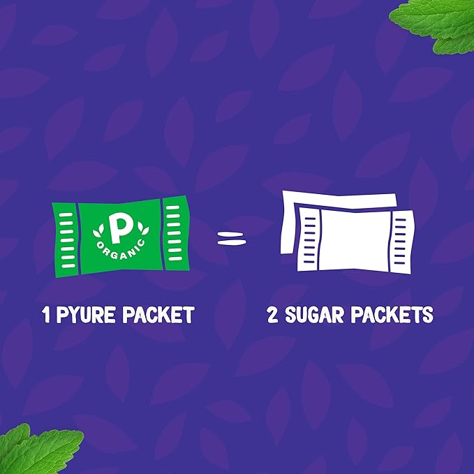 Pyure Organic Stevia Packets | Granulated Sugar Packets - White Sugar Substitute | Zero Carb, Zero Sugar, Zero Calorie Sweetener Packets | Plant-Based Stevia Packets for Keto Coffee | 1000 Count